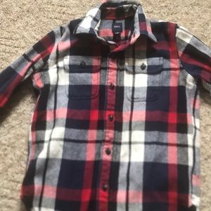 Boys GAP flannel long sleeve shirt